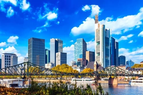 Blick über Frankfurt am Main
